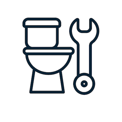 Picto remplacement sanibroyeur – Installation neuve SFA / Sanitrit