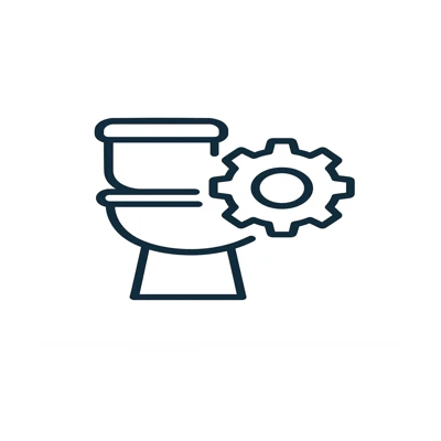 Picto réparation moteur sanibroyeur – Panne, bruit, arrêt total